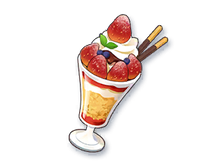 ミルフィーユの正統派パフェ