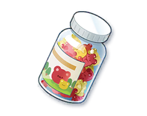 栄養満載の総合ビタミンゼリー