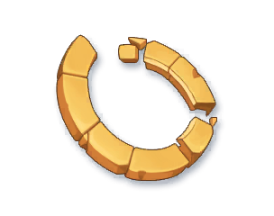 破損した古代文明のメダル