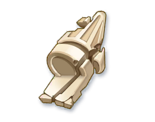 壊れた古代ロケット