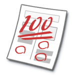 満点の答案用紙