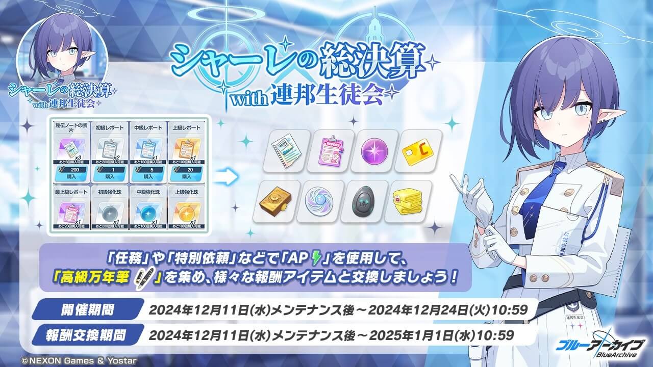 シャーレの総決算with連邦生徒会