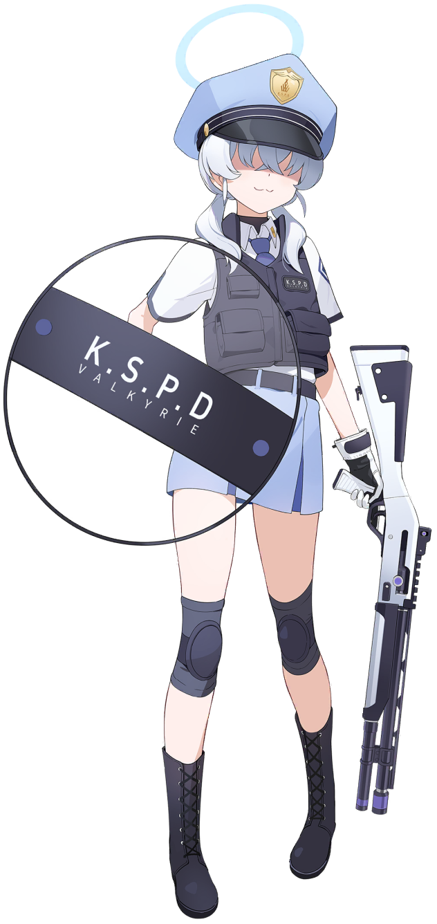 ブルーアーカイブ　ヴァルキューレ海警モブ　組み立て塗装済みレジン製フィギュア ブルーアーカイブ ヴァルキューレ海警 - あおべこ - BOOTH